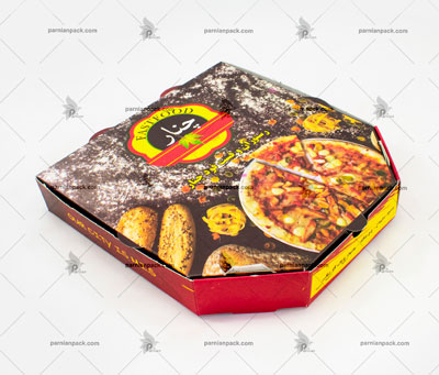 جعبه پیتزا شش ضلعی